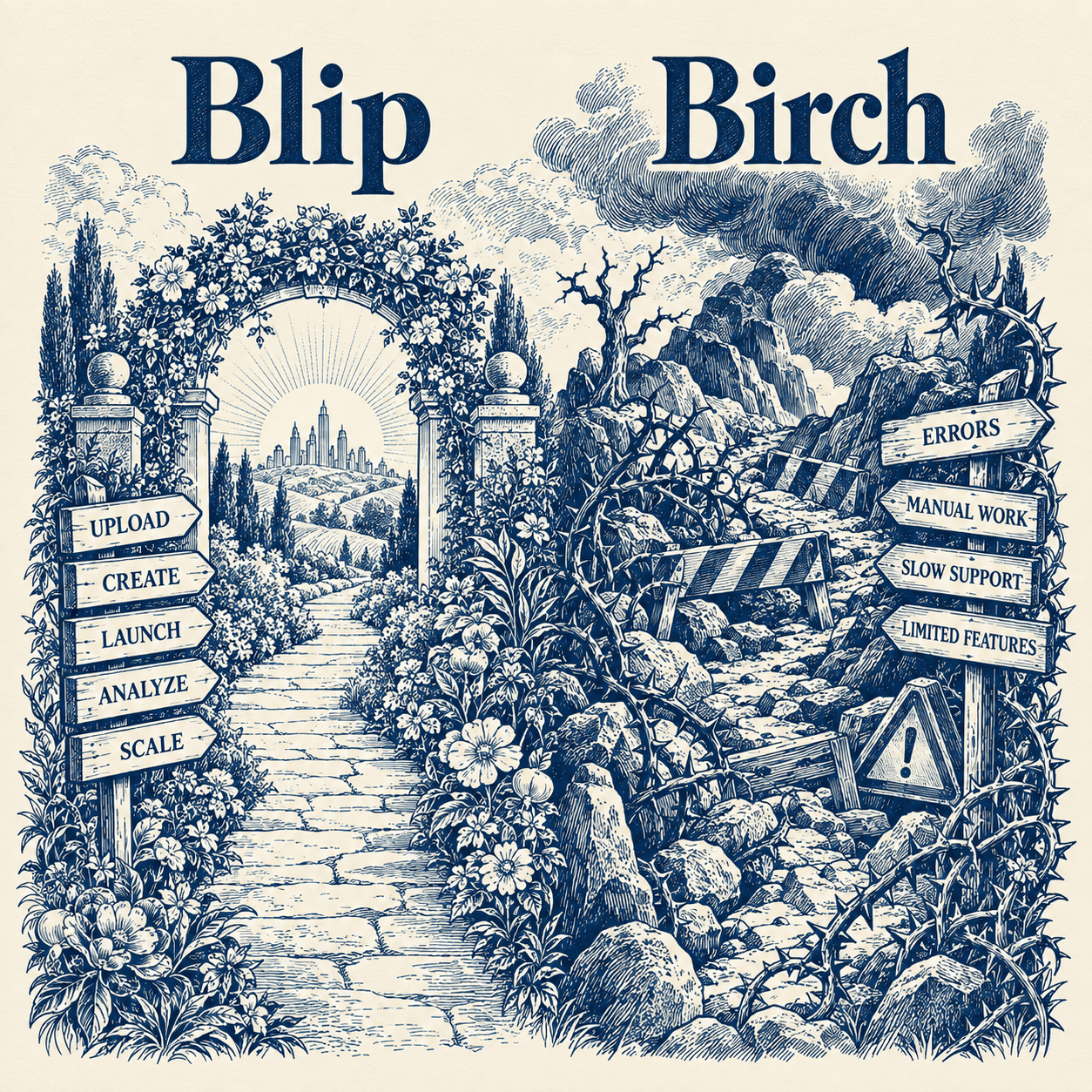 Blip vs Bïrch: Which Tool Actually Solves Your Ad Launching Problem?